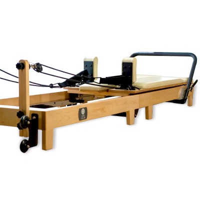 The Core Collab Foldable Eco Pilates Reformer Semi Commercial - Beige
