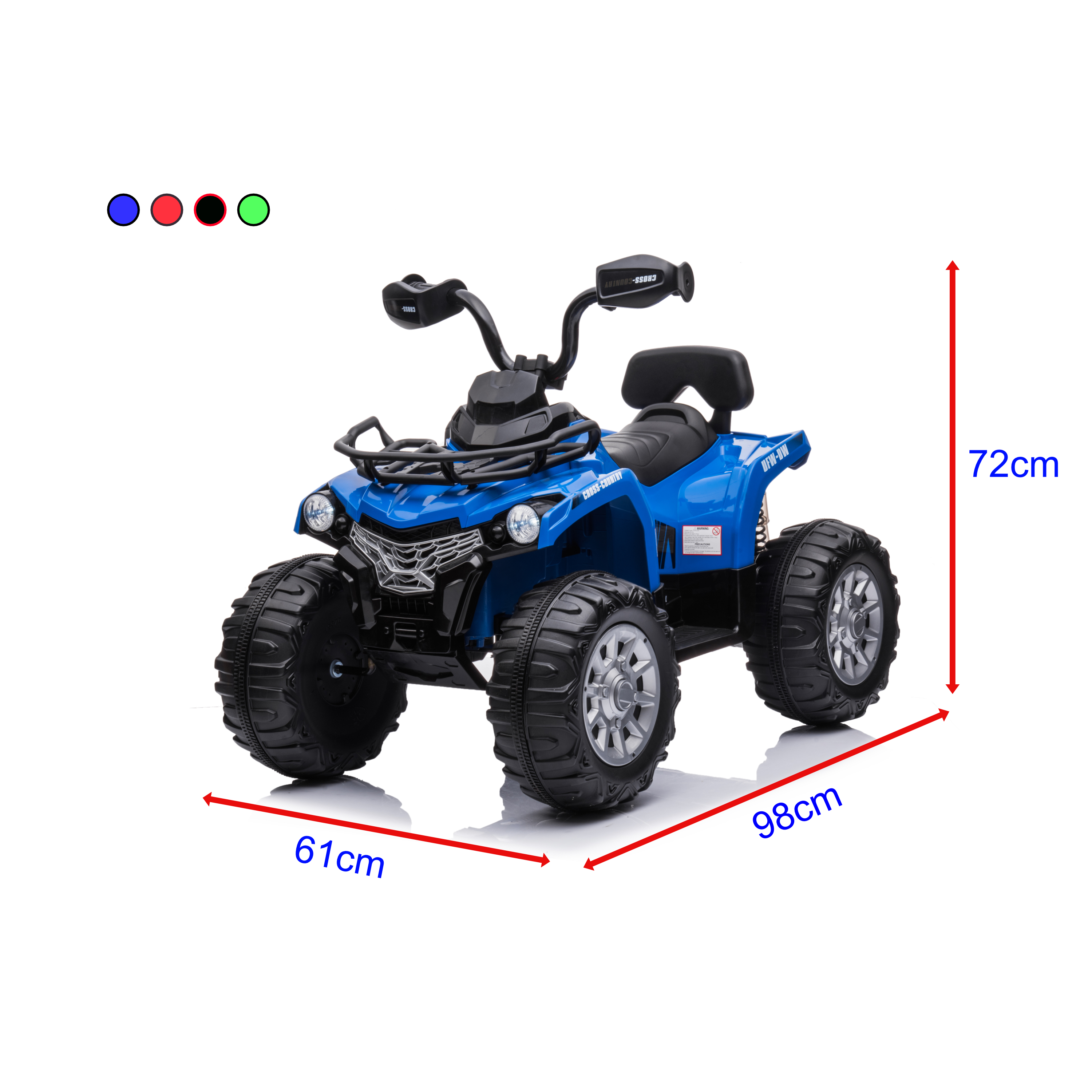 Go Skitz Rover Electric Quad Bike Blue