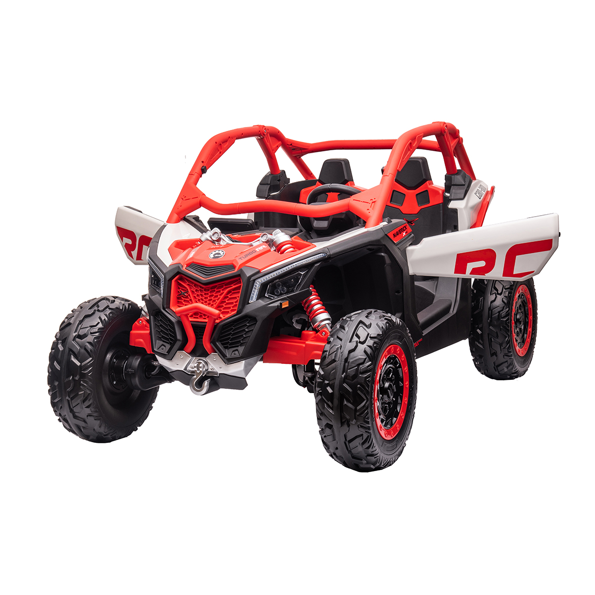 CANAM Licensed Electric UTV 24V Kids Ride On Red