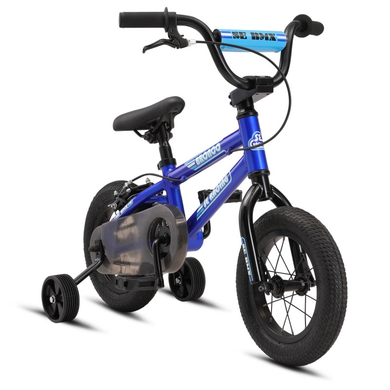 SE Bikes Bronco 12" Kids Series BMX Bike - Blue