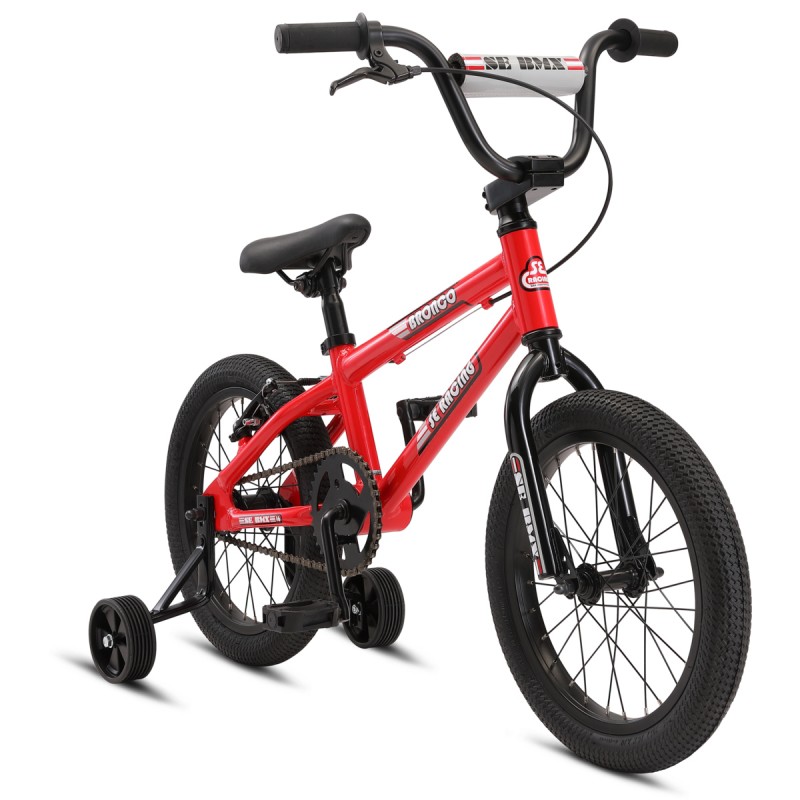 SE Bikes Bronco 16" Kids Series BMX Bike - Red