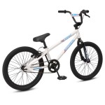 SE Bikes Bronco 20" Kids Series BMX Bike - White