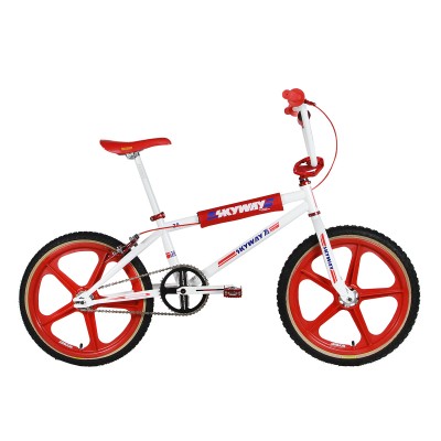 Skyway 2022 TA 20 PRO Replica BMX Bike White/Red Wheel
