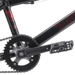SE Bikes Ripper 20" BMX Bike Stealth Mode Black/Red - 45th Year of Radness