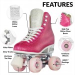 Crazy Skates Glam Roller Skates Pink - EU40