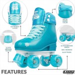 Crazy Skates Glitter Pop Teal - Medium (3-6)