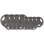 Lifespan CORTEX 90kg Tri-Grip 25mm Standard Barbell Weight Set with Weight Tree