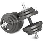 Lifespan CORTEX 90kg Tri-Grip 25mm Standard Barbell Weight Set with Weight Tree