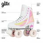 Crazy Skates Glitz Roller Skates Pearl - EU39