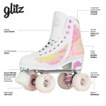 Crazy Skates Glitz Roller Skates Pearl - EU40