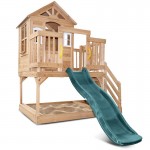 Lifespan Silverton Cubby House with 1.8m Green Slide