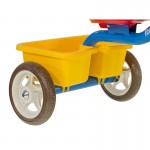 Italtrike 10" Transporter Trike Colorama - Blue/Red/Yellow