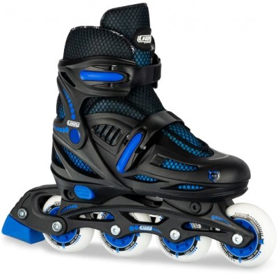 Crazy Skates 148 Adjustable Inline Skates Black - Large
