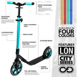 Infinity Scooters LON London City Series Commuter Scooter - Teal Infinity Scooters LON London City Series Commuter Scooter - Teal