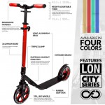 Infinity Scooters LON London City Series Commuter Scooter - Red
