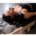 Lifespan Fitness Contour Folding Wooden Pilates Reformer Machine - Black