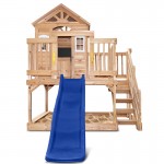 Lifespan Silverton Cubby House with 1.8m Blue Slide