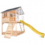 Lifespan Winchester Cubby House with Elevation Kit & 3.0m Yellow Slide