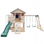 Lifespan Kingston Cubby House with 2.2m Green Slide