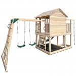 Lifespan Kingston Cubby House with 2.2m Green Slide