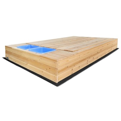 Lifespan Mighty Sandpit with Wooden Cover