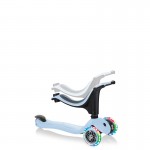 Globber GO UP Sporty Lights Convertible Scooter - Pastel Blue