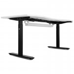 WalkingPad MC21 with Dual Motor Automatic Standing Desk 180cm in White/Black and Cable Management