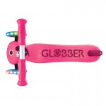 Globber GO UP Sporty Lights Scooter 360 - Fuchsia / Dark Pink