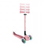 Globber GO UP ACTIVE Lights 360 Scooter - Pastel / Deep Pink