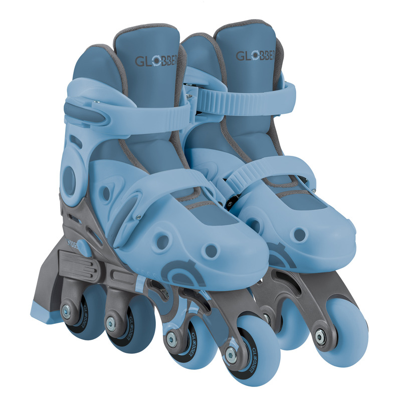 Globber Learning Inline Skates 2in1 for Toddlers Size:26-29 - Ash Blue Globber Learning Inline Skates 2in1 for Toddlers Size:26-29 - Ash Blue