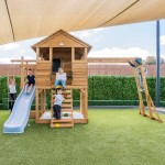 Lifespan Kingston Cubby House with 2.2m Slide - Pastel Blue Lifespan Kingston Cubby House with 2.2m Slide - Pastel Blue