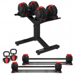 Lifespan Cortex Revolock V2 48kg Adjustable Dumbbell + Barbell + Kettlebell All-in-One Set with Stand (24kg Pair) Lifespan Cortex Revolock V2 48kg Adjustable Dumbbell + Barbell + Kettlebell All-in-One Set with Stand (24kg Pair)