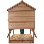 Lifespan Winchester Cubby House with 1.2m Elevation Platform and 2.2m Green Slide Lifespan Winchester Cubby House with 1.2m Elevation Platform and 2.2m Green Slide