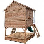 Lifespan Winchester Cubby House with 1.2m Elevation Platform and 2.2m Green Slide Lifespan Winchester Cubby House with 1.2m Elevation Platform and 2.2m Green Slide