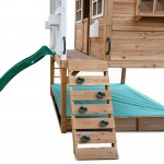 Lifespan Winchester Cubby House with 1.2m Elevation Platform and 2.2m Green Slide Lifespan Winchester Cubby House with 1.2m Elevation Platform and 2.2m Green Slide