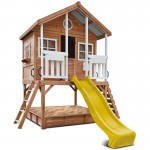 Lifespan Winchester Cubby House with 1.2m Elevation Platform and 2.2m Yellow Slide Lifespan Winchester Cubby House with 1.2m Elevation Platform and 2.2m Yellow Slide