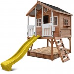 Lifespan Winchester Cubby House with 1.2m Elevation Platform and 2.2m Yellow Slide Lifespan Winchester Cubby House with 1.2m Elevation Platform and 2.2m Yellow Slide