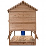 Lifespan Winchester Cubby House with 1.2m Elevation Platform and 2.2m Blue Slide Lifespan Winchester Cubby House with 1.2m Elevation Platform and 2.2m Blue Slide