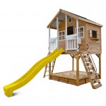Lifespan Winchester Cubby House with 1.45m Elevation Platform and 3m Yellow Slide Lifespan Winchester Cubby House with 1.45m Elevation Platform and 3m Yellow Slide