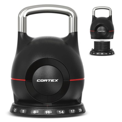 Lifespan Cortex 7-in-1 RevoLock Quick Adjust 20kg Kettlebell