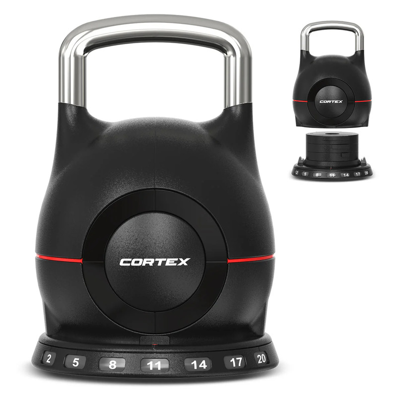 Lifespan Cortex 7-in-1 RevoLock Quick Adjust 20kg Kettlebell Lifespan Cortex 7-in-1 RevoLock Quick Adjust 20kg Kettlebell
