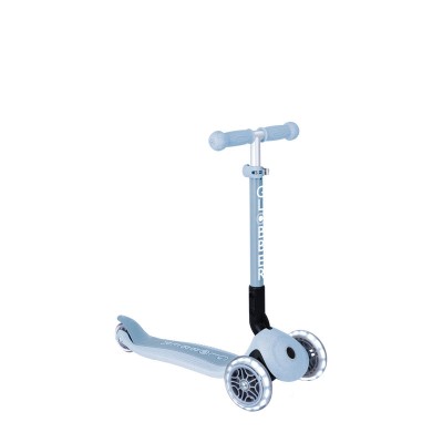 Globber ECOLOGIC Junior Foldable Lights Scooter - Blueberry
