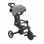 Globber EXPLORER Trike 4in1 FOLDABLE - Black / Grey