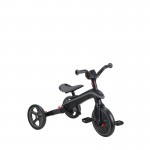 Globber EXPLORER Trike 4in1 FOLDABLE - Black / Grey