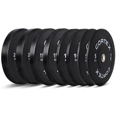 Lifespan CORTEX 120kg Black Series V3 Bumper Plate Set