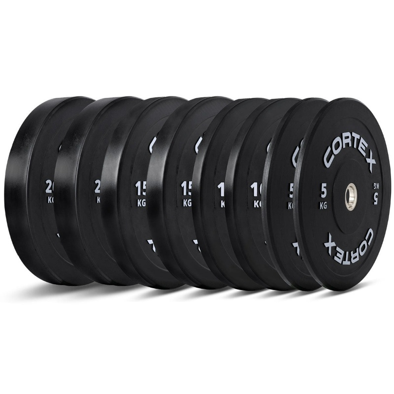 Lifespan CORTEX 100kg Black Series V3 Bumper Plate Set Lifespan CORTEX 100kg Black Series V3 Bumper Plate Set