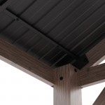 Yardtopia Oslo 2.4m x 1.8m BBQ/Grill Timber & Steel Gable Roof Gazebo Yardtopia Oslo 2.4m x 1.8m BBQ/Grill Timber & Steel Gable Roof Gazebo