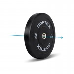 Lifespan CORTEX 160kg Black Series V3 Bumper Plate Set with SPARTAN205 Barbell