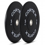 Lifespan CORTEX 5kg Black Series V3 Bumper Plate (Pair) Lifespan CORTEX 5kg Black Series V3 Bumper Plate (Pair)