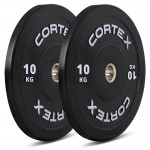 Lifespan CORTEX 10kg Black Series V3 Bumper Plate (Pair) Lifespan CORTEX 10kg Black Series V3 Bumper Plate (Pair)